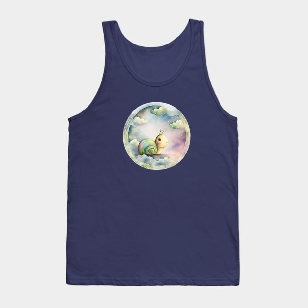 Cute snail, cartoon character Tank Top by NATLEX